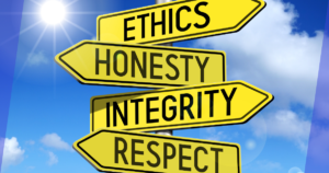 ethics sign