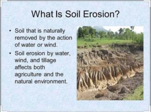 soil erosion