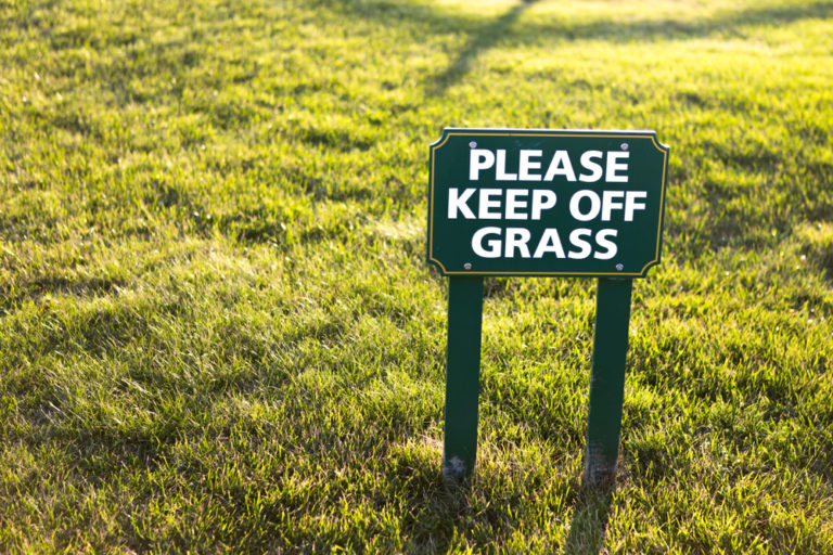 lawn sign