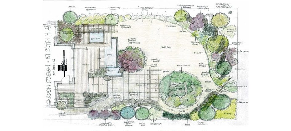 Sustainable yard blueprint